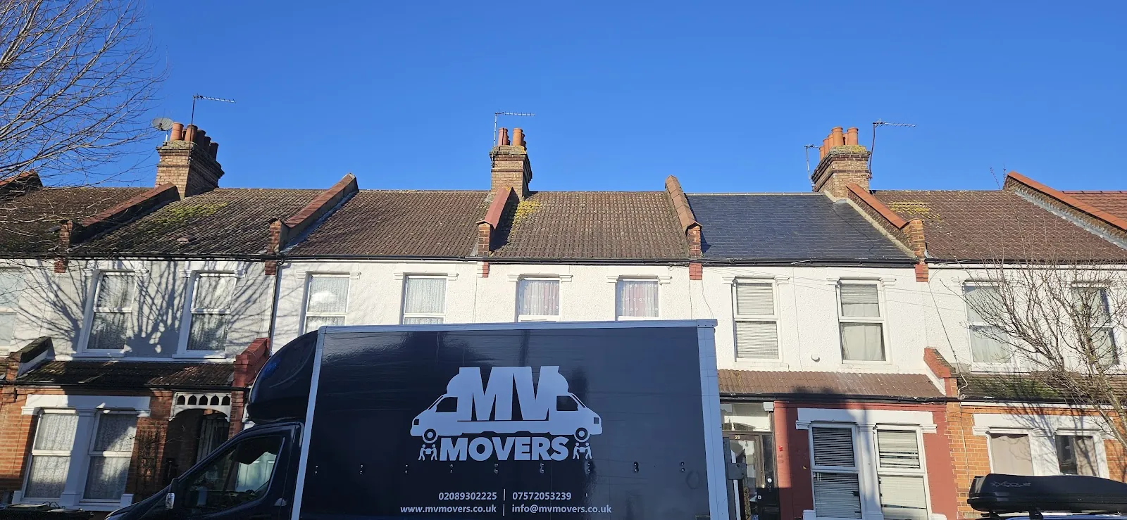 MV van in a terraced Ealing street – Ealing, local
