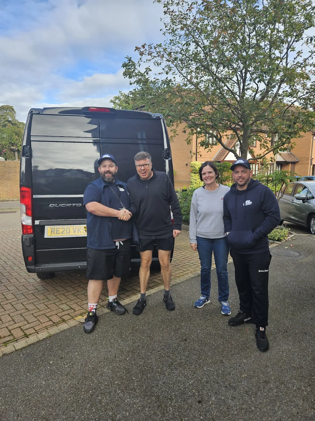 Four with the van – Family firm, regular crew – MV Movers crew